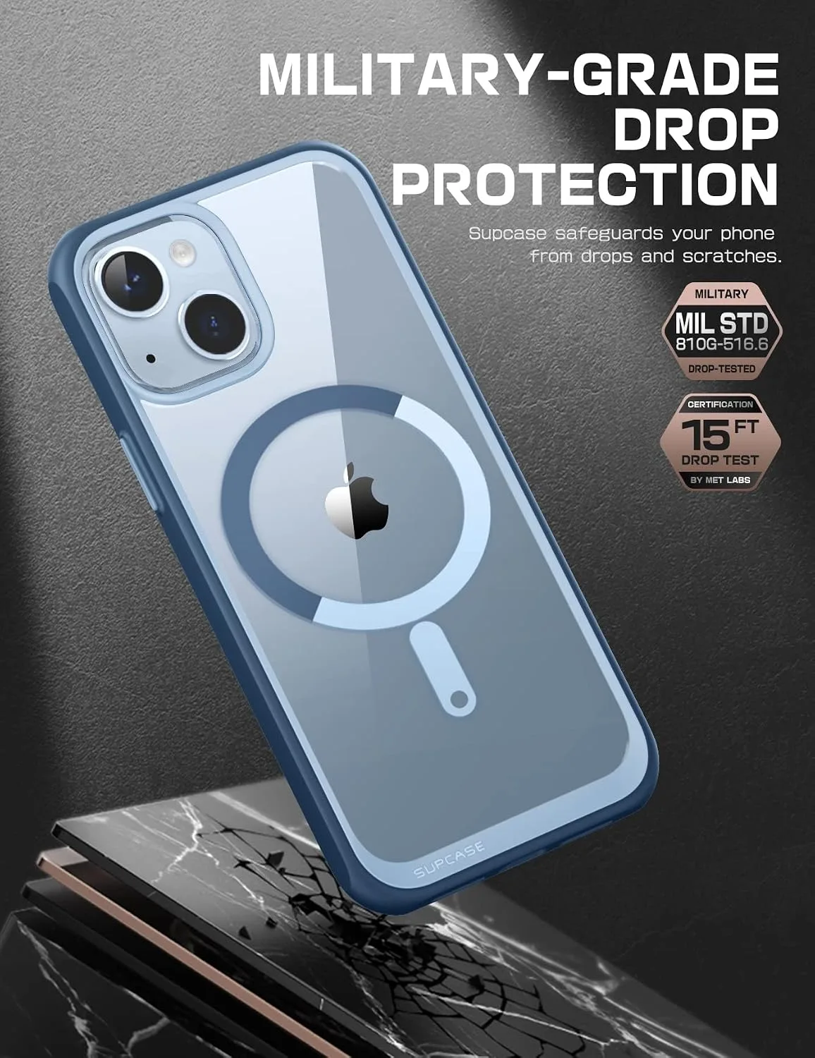 SUPCASE for iPhone 14 Plus Case, Compatible with MagSafe, Azure