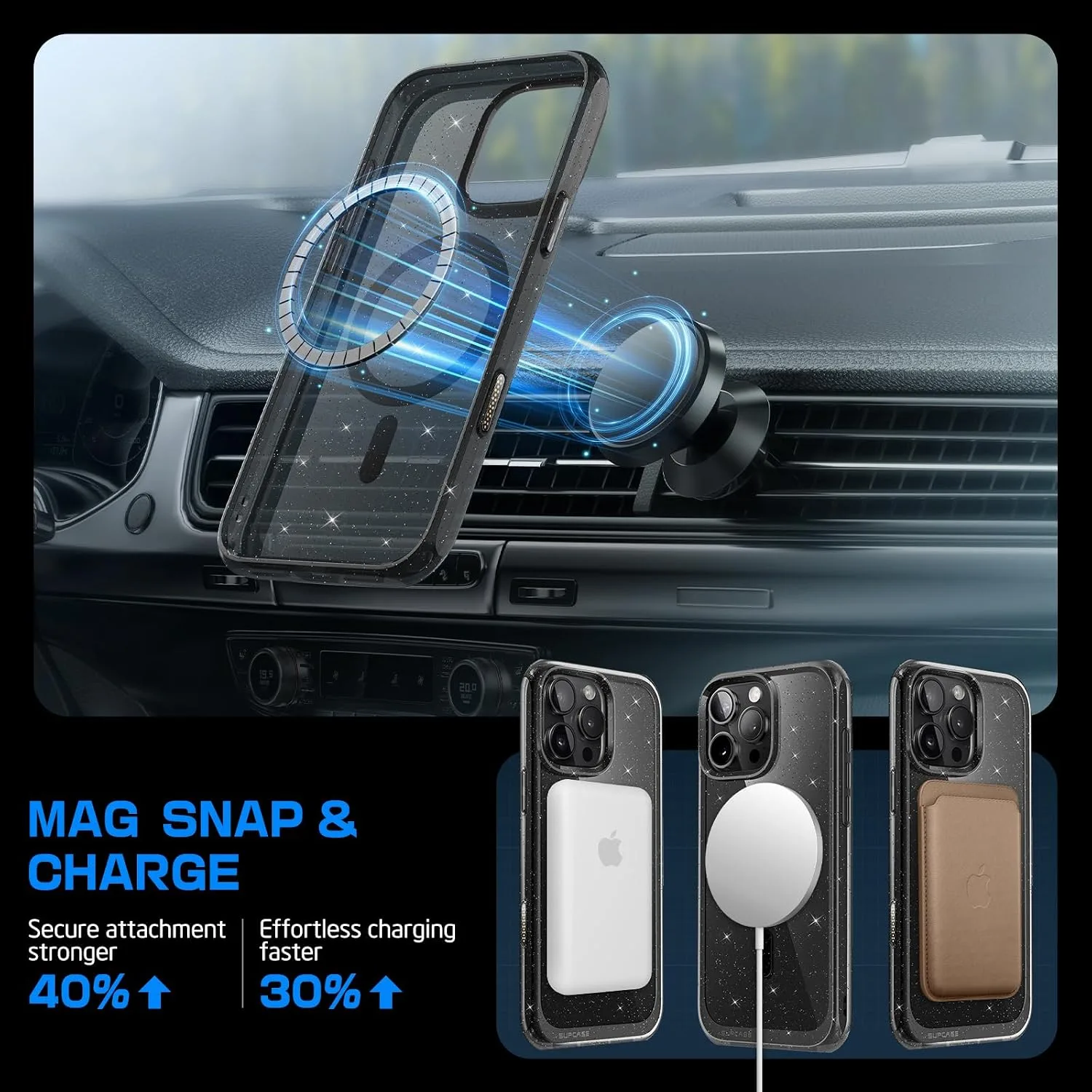 SUPCASE for iPhone 16 Pro Case (6.3 inch), Compatible with MagSafe
