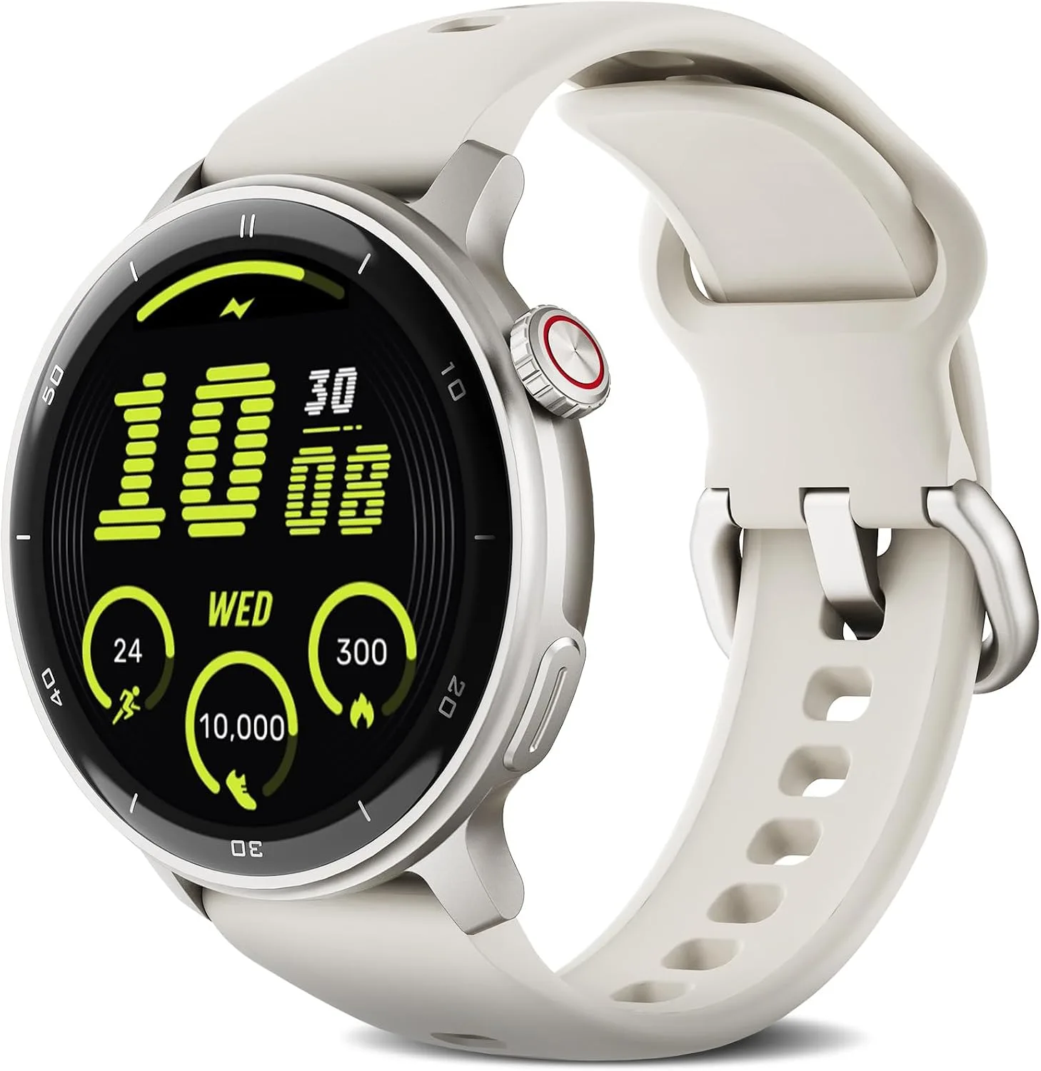 Smart Watches for Women Men Built-in GPS, 1.43" AMOLED HD Screen Smartwatch