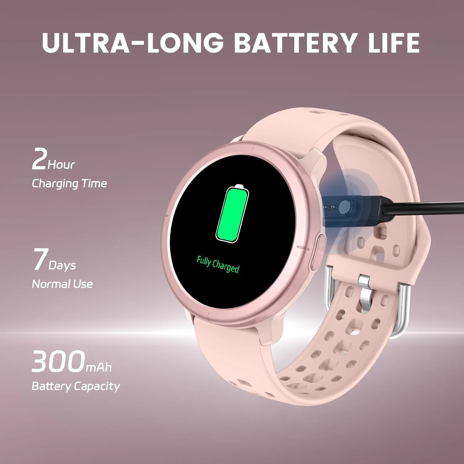 Smart Watch for Women, Answer/Make Call, Fitness Tracker, 1ATM Waterproof