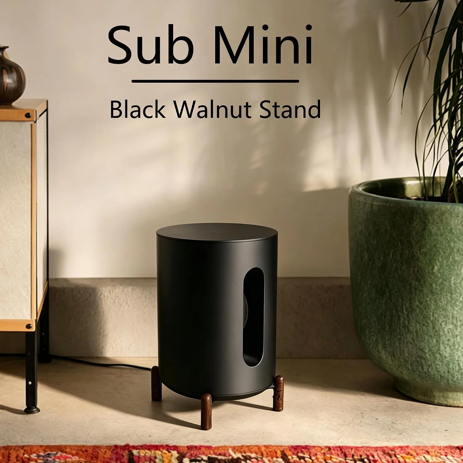 Black Walnut Stand for Sonos Sub Mini (Black Walnut)