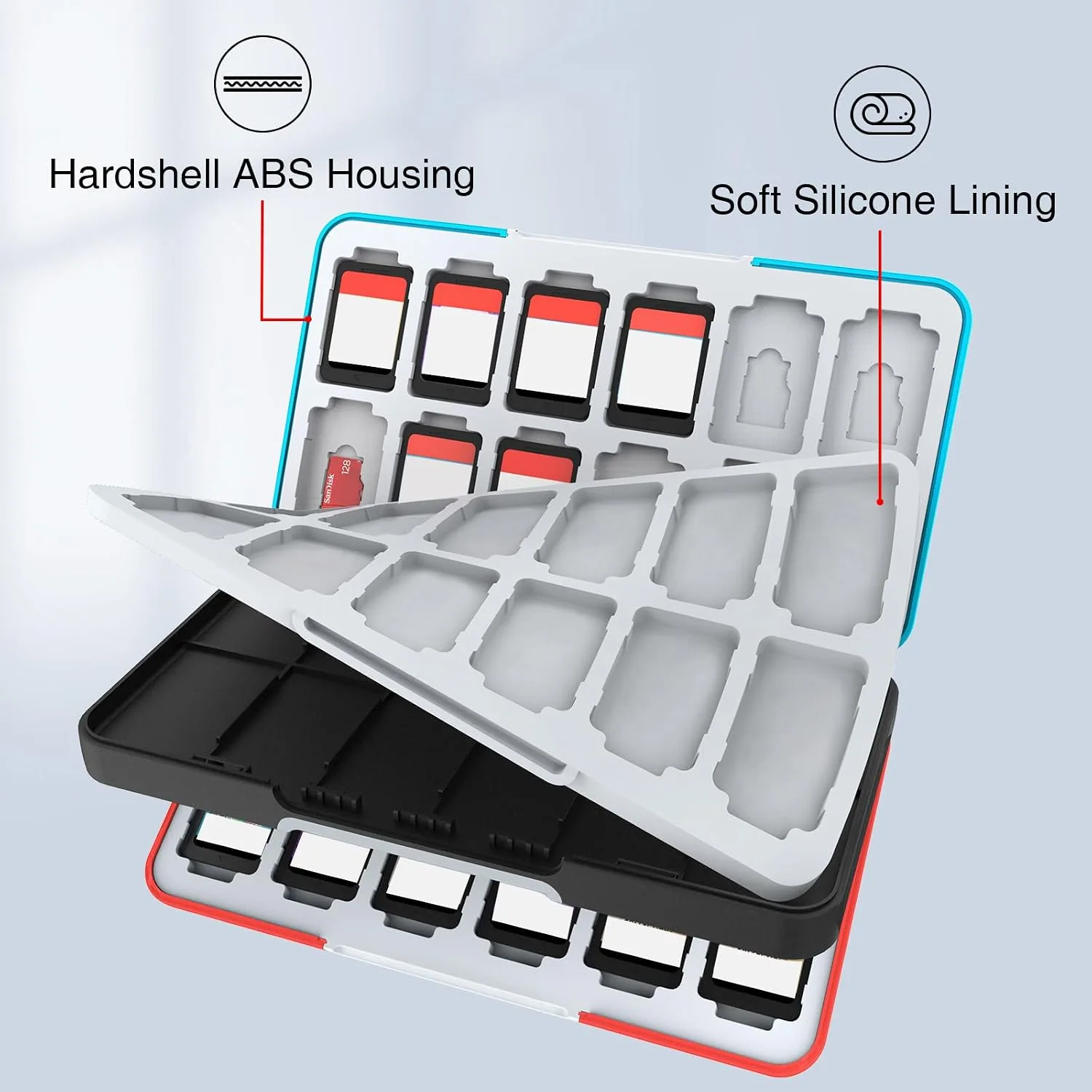 HEIYING Game Card Case Compatible with Nintendo Switch 2 / Micro SD Cards