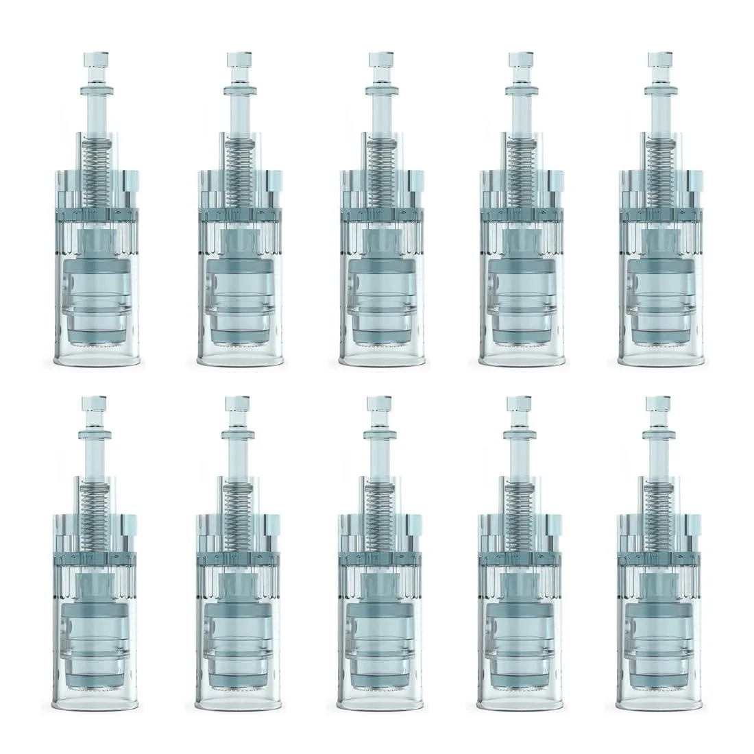 Derma Roller Pen Cartridges for Dema pen M8,M7S, Easy-to-Use Skin Care Tool for Home Use (NANO- 10pcs)