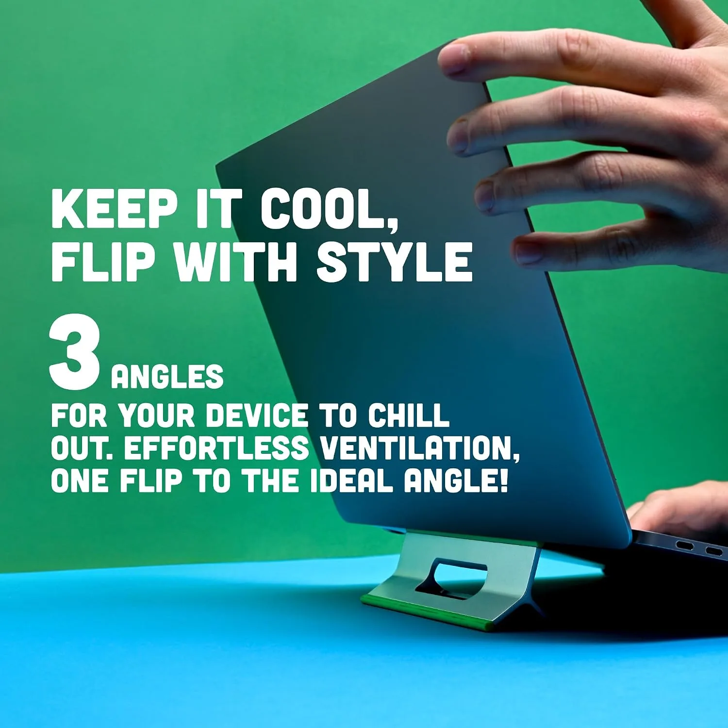 Steepy Portable Laptop Stand for Desk – Adjustable Height & Laptop Holder