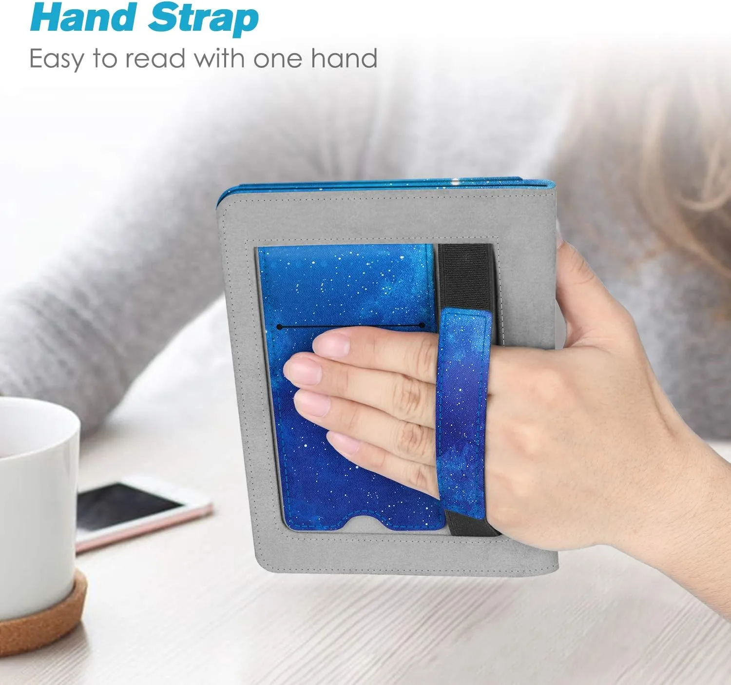 Fintie Stand Case for 6" Kindle Paperwhite 10th Gen 2018, Starry Sky