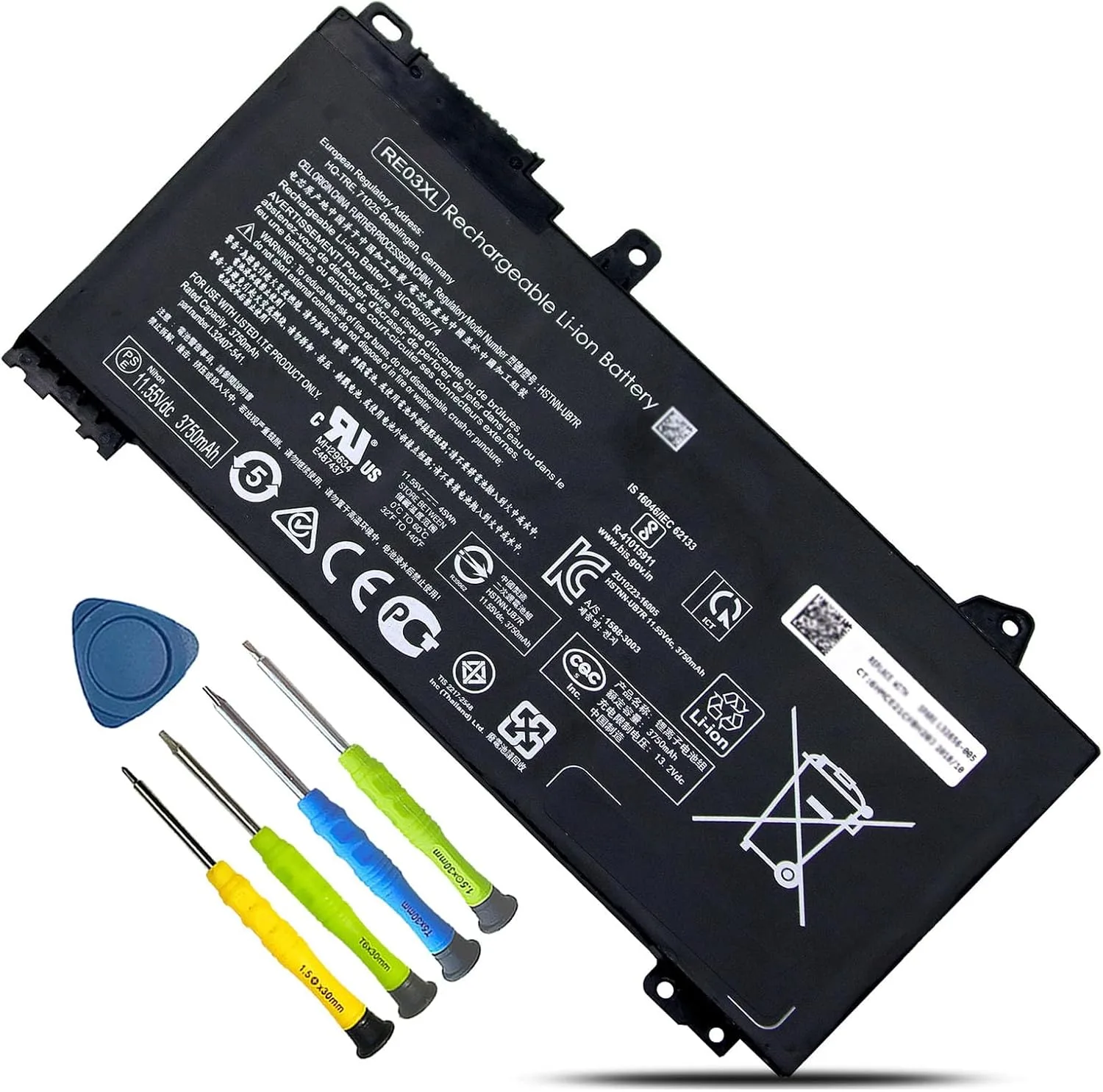 RE03XL L32656-005 Battery for HP ProBook 430 440 445 450 455 G6 G7