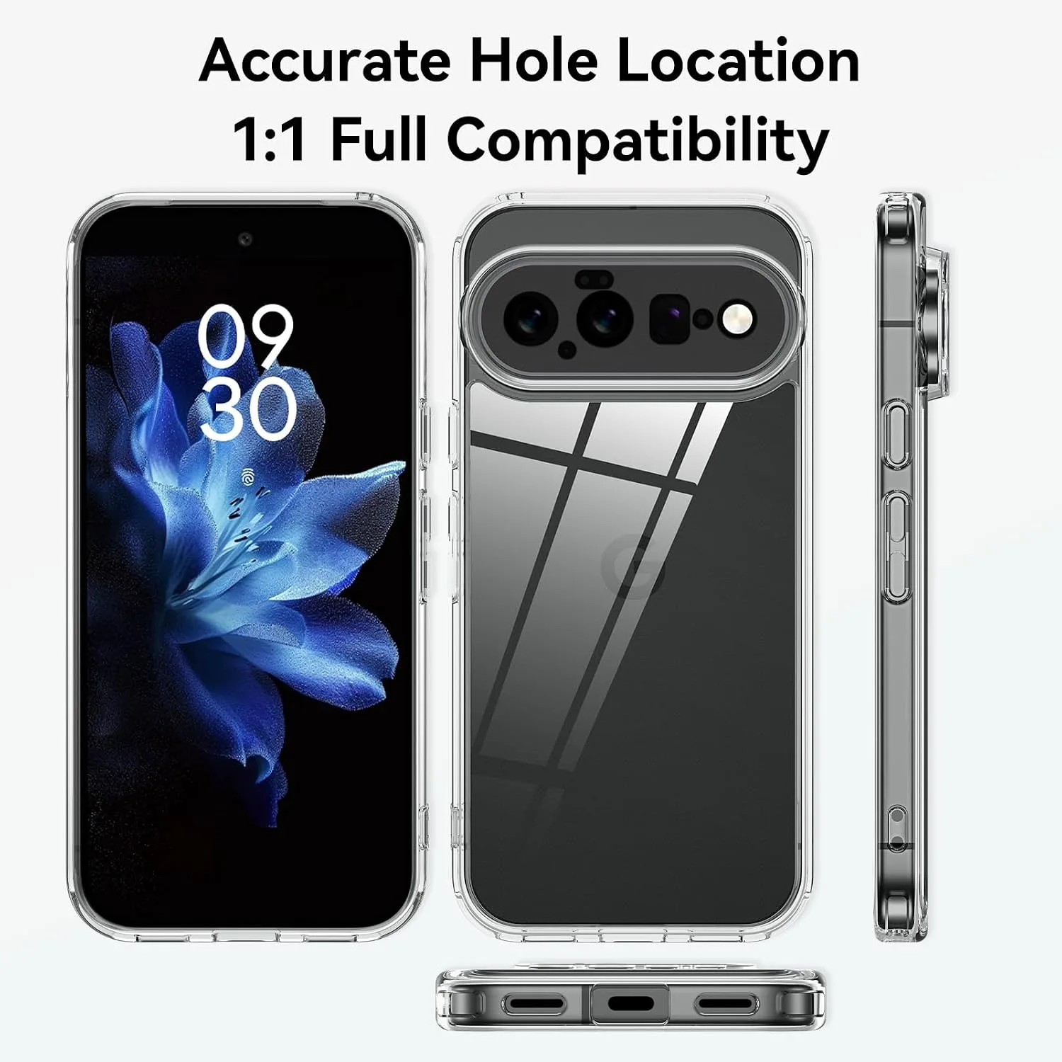 YINLAI Case for Google Pixel 11 6.3-Inch 2026, Crystal Clear