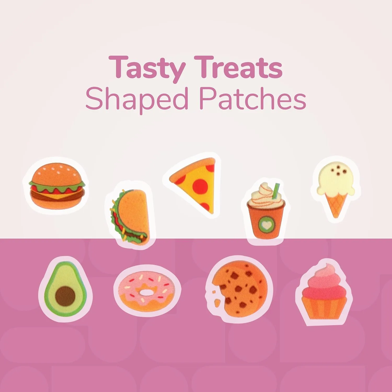 BioSwiss Tasty Treats Pimple Patches, Hydrocolloid Acne Patch for Zits and Blemishes, Face and Skin Stickers, 72 Count