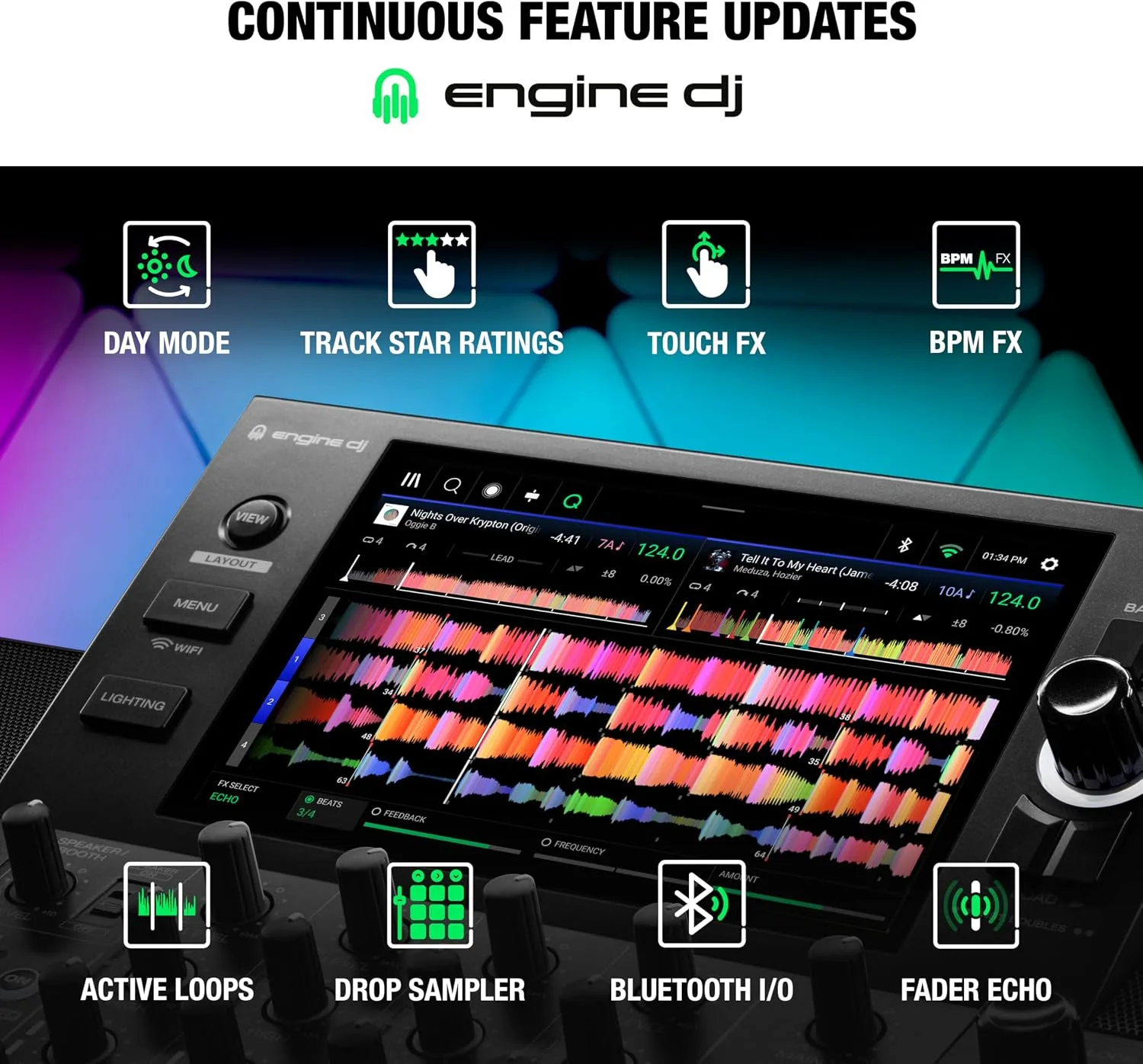 Denon DJ SC LIVE 4 Standalone DJ Controller Black