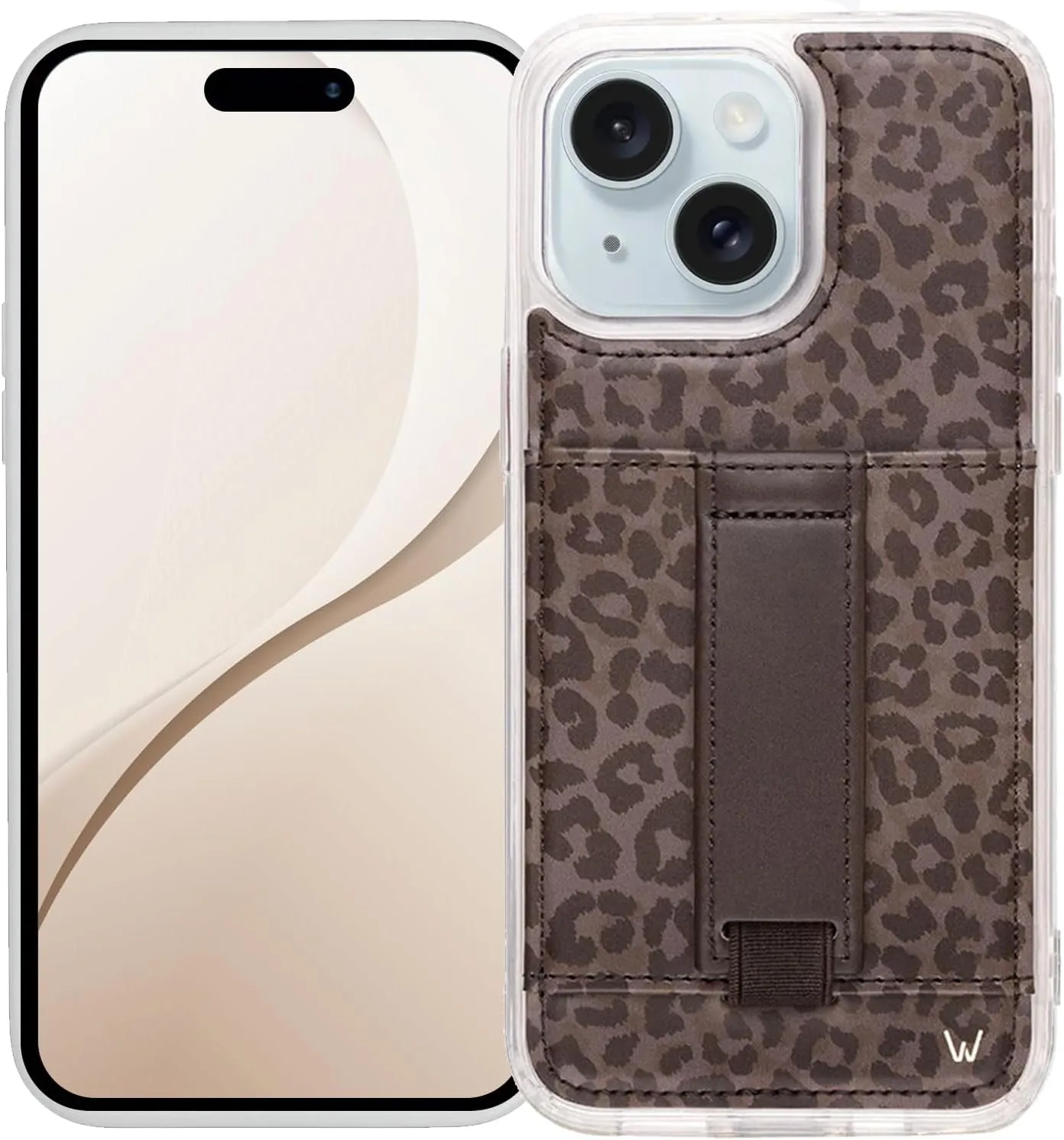 Walli Cases Wallet Phone Case for iPhone 13, Card Holder Kickstand