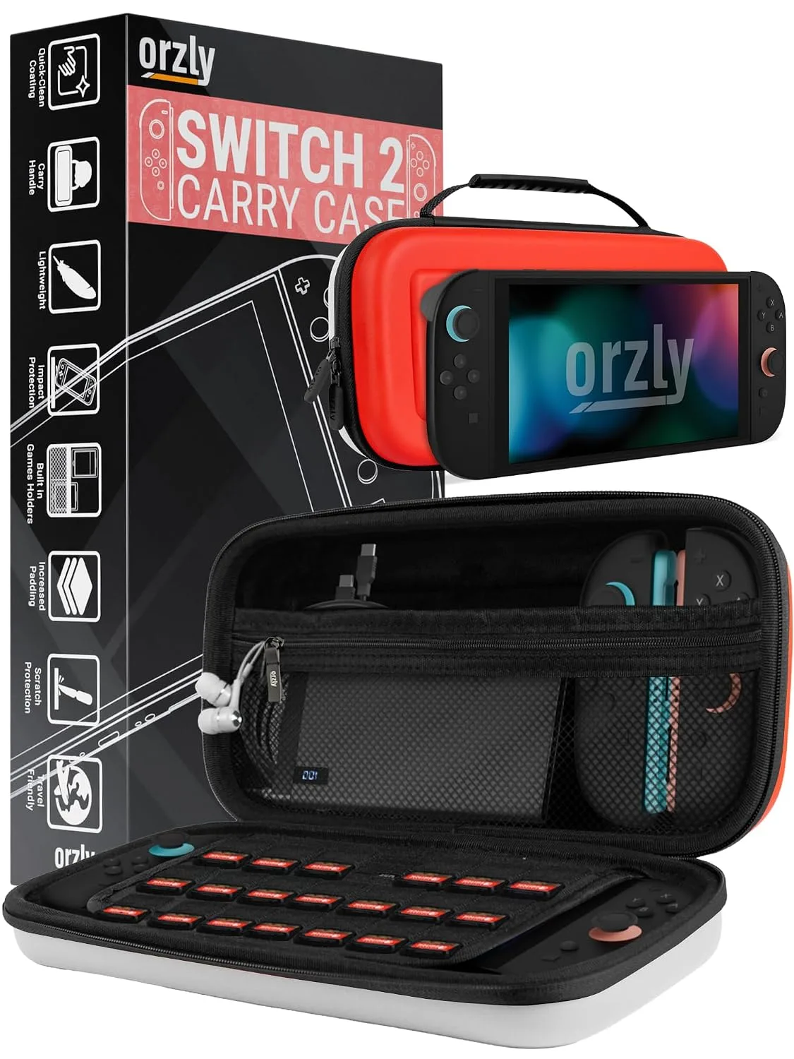 Funda Orzly para Nintendo Switch 2 7.9 pulgadas