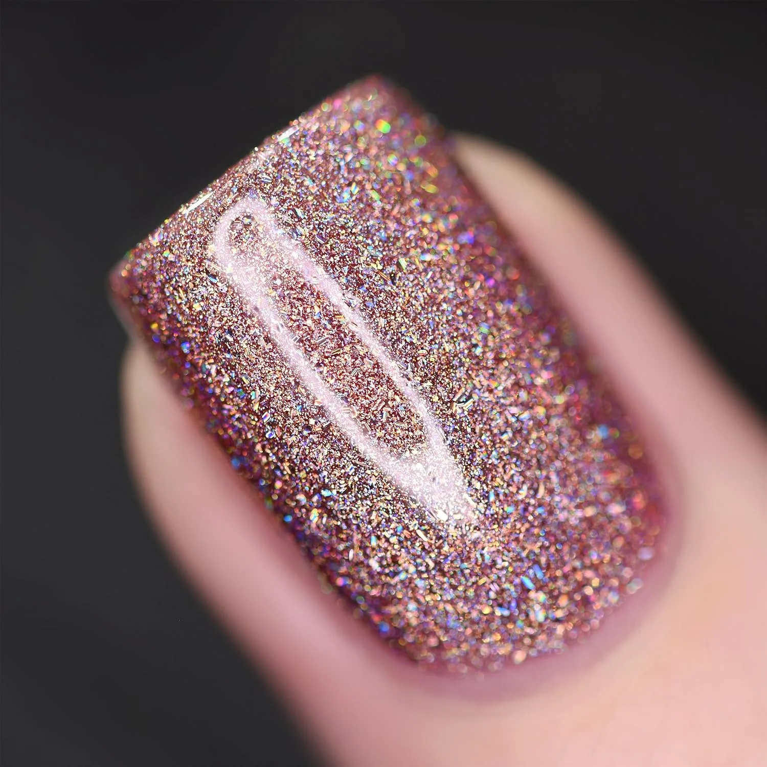 ILNP Close Knit - Rosy Mauve Ultra Holographic Nail Polish