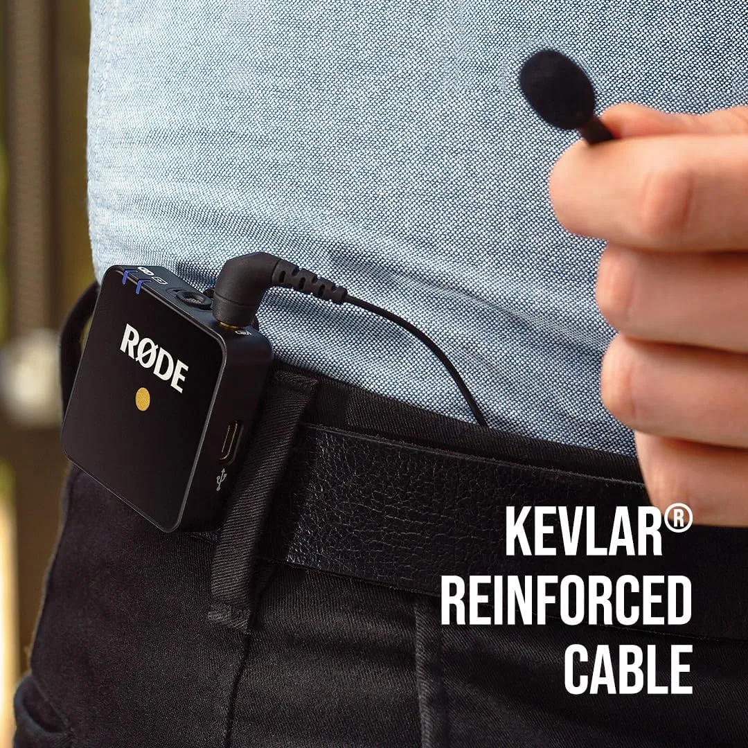 Rode Lavalier GO Professional Wearable Microphone,Black