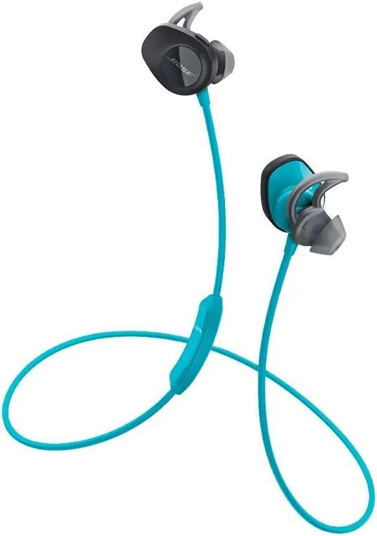 Bose SoundSport Wireless Headphones, Aqua (Renewed)