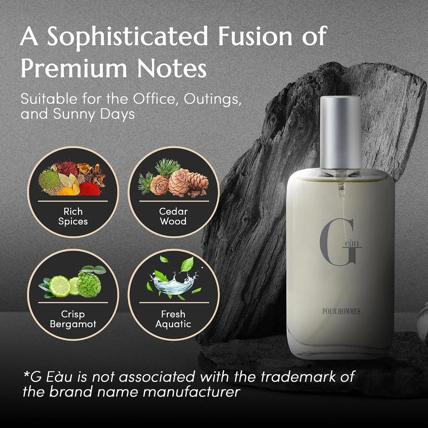 Belcam Beauty G Eau de Toilette Cologne for Men, 3.4 Fl Oz, Pack of 2