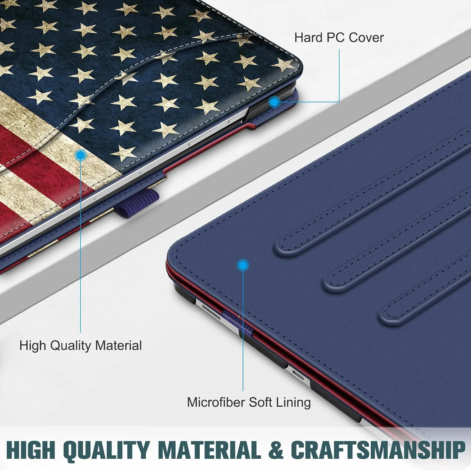 Fintie Multi-Angle Case for Samsung Galaxy Tab S10 Lite/S10 FE/S9 FE 10.9''