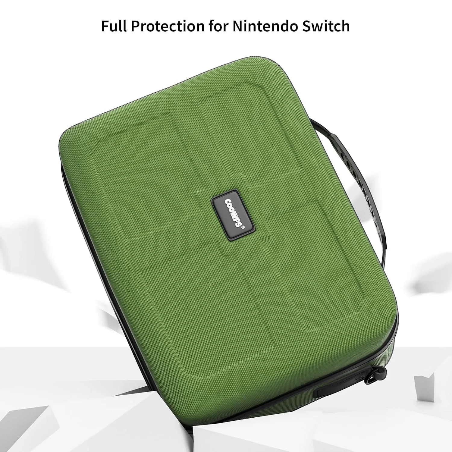 COOWPS Switch Case for Nintendo Switch & OLED Model, Travel Storage Case