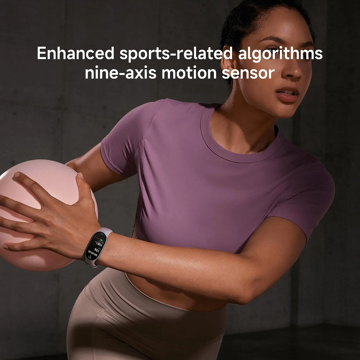 Xiaomi Mi Smart Watch Band 10, 5ATM Waterproof Fitness Step Tracker Sports Digital Smart Watch Health Band for Men Women, 1.72" AMOLED Display, 150+ Sports Modes 24/7 Sleep Monitor (Black)