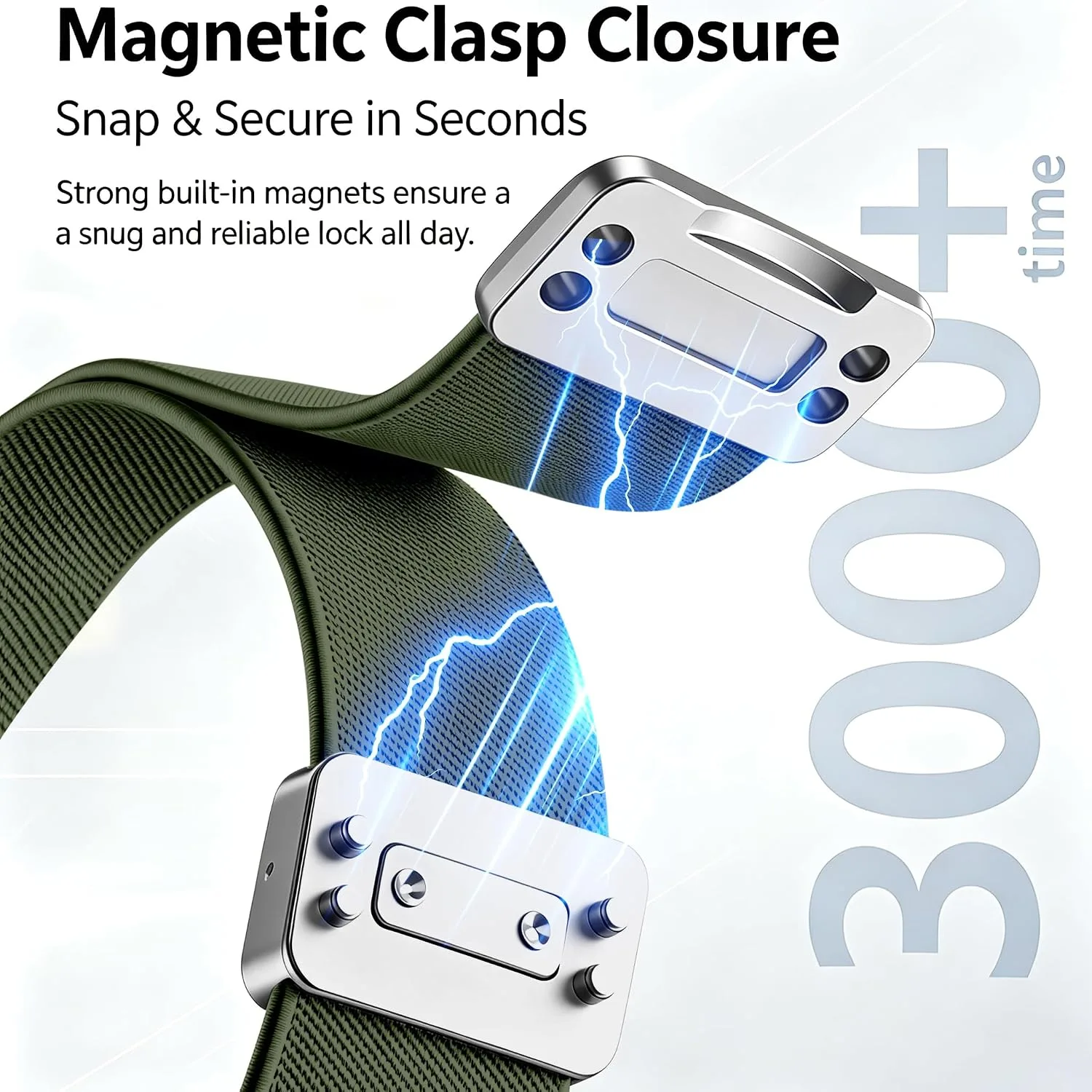 Magnetic Sport Nylon Band Compatible with Google Fitbit Air Active Band