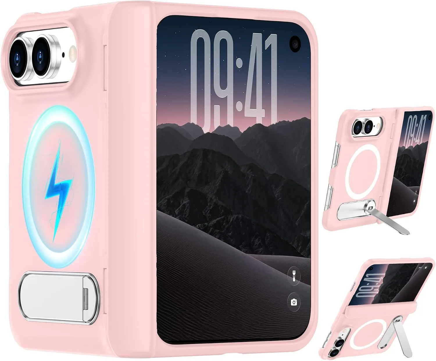 For iPhone Duo Case/iPhone Fold Case with Kickstand & Screen Protector