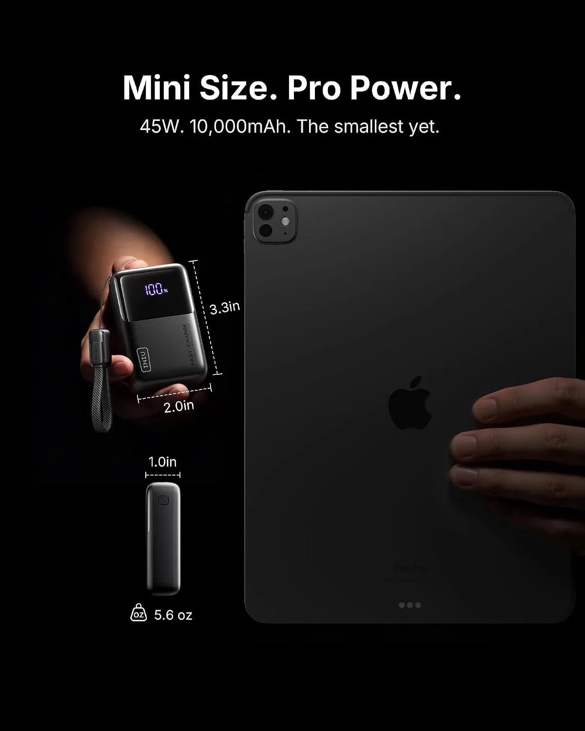 INIU Mini Portable Charger, Small 10000mAh 45W Fast Charging Power Bank