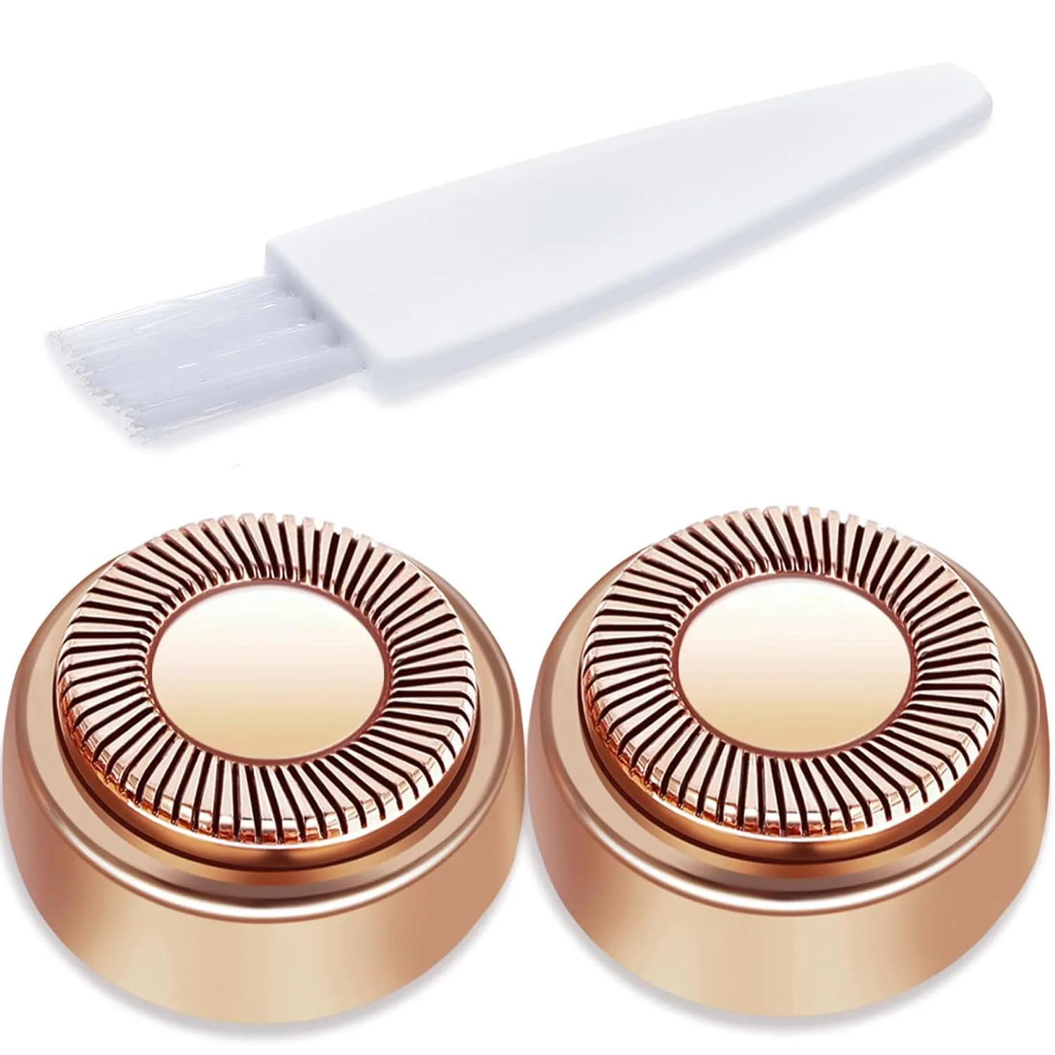 Facial Hair Remover Replacement Heads: Compatible with Flawless GEN 1 Finishing Touch Facial Hair Removal Tool for Women As Seen On TV 18K Gold-Plated Rose Gold