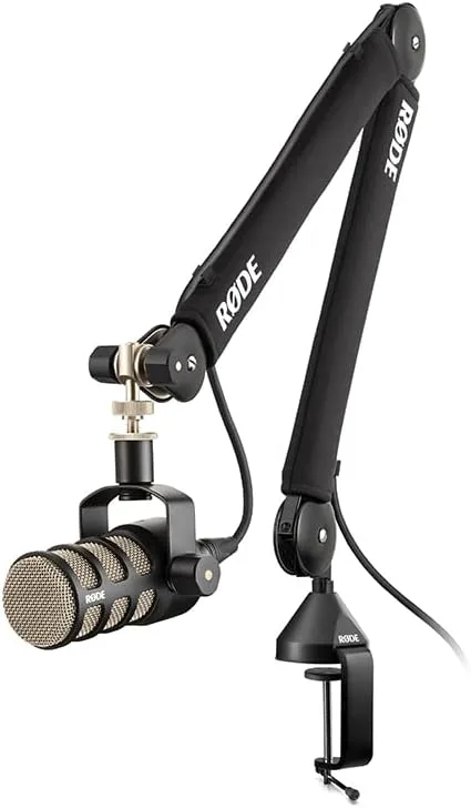 RØDE PSA1+ Professional Studio Boom Arm with Spring Damping, Black
