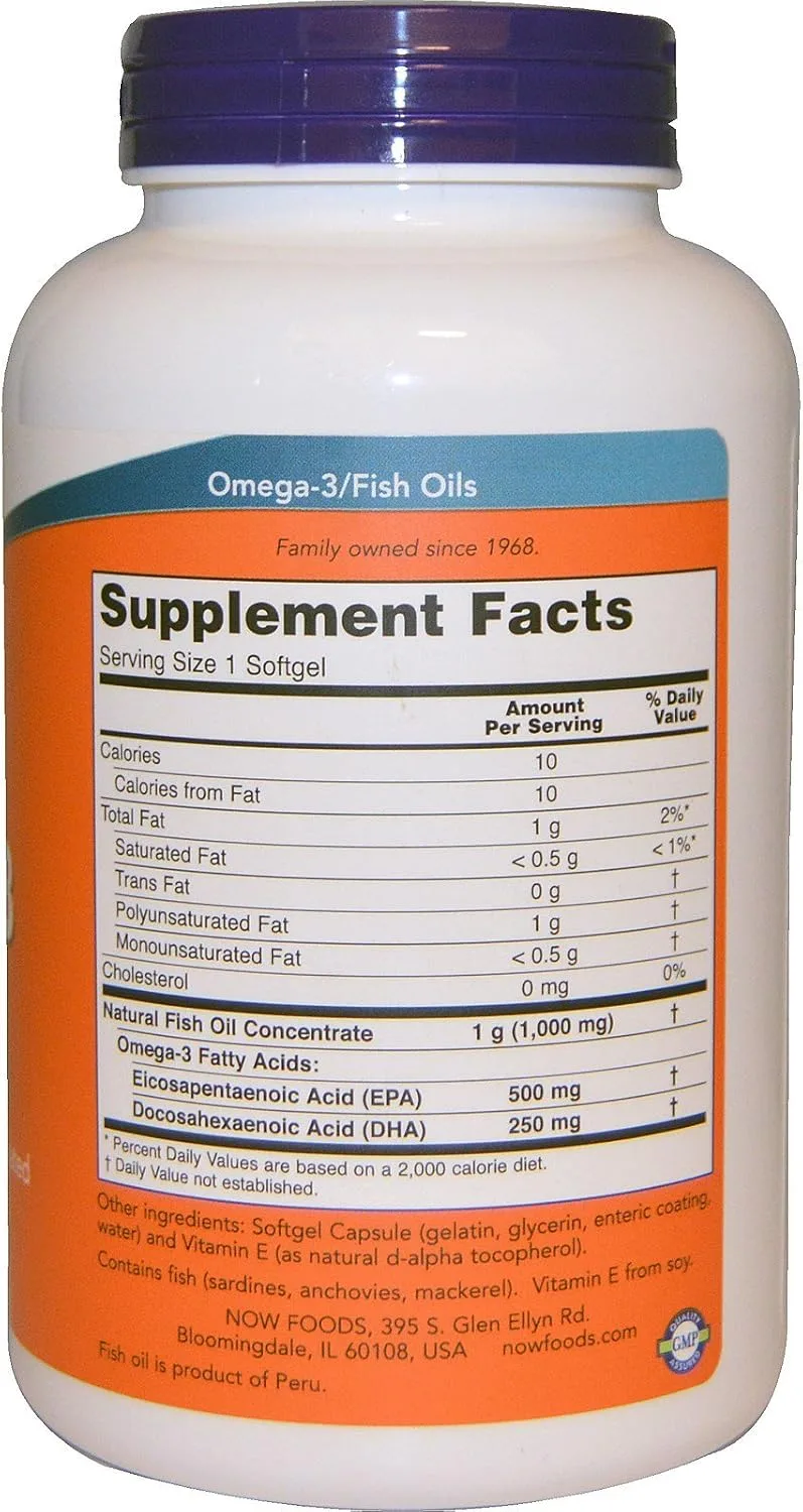 Now Foods Now Foods, (3 Pack) Ultra Omega-3, 180 Softgels