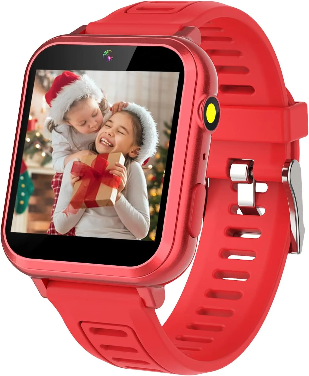 Wiszodet Kids Smart Game Watch with 24 Games HD Touch Screen Video Camera Music Player Pedometer Flashlight Alarm Clock 12/24 hr, Gifts for 5-12 Year Olds Boys Orange