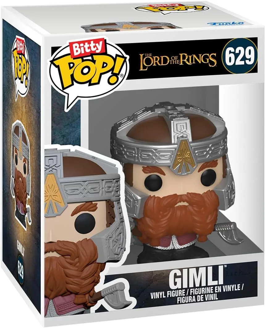 POP Funko Bitty 4 Pack: Lord of the Rings - Galadriel,Legolas,Gimli & More