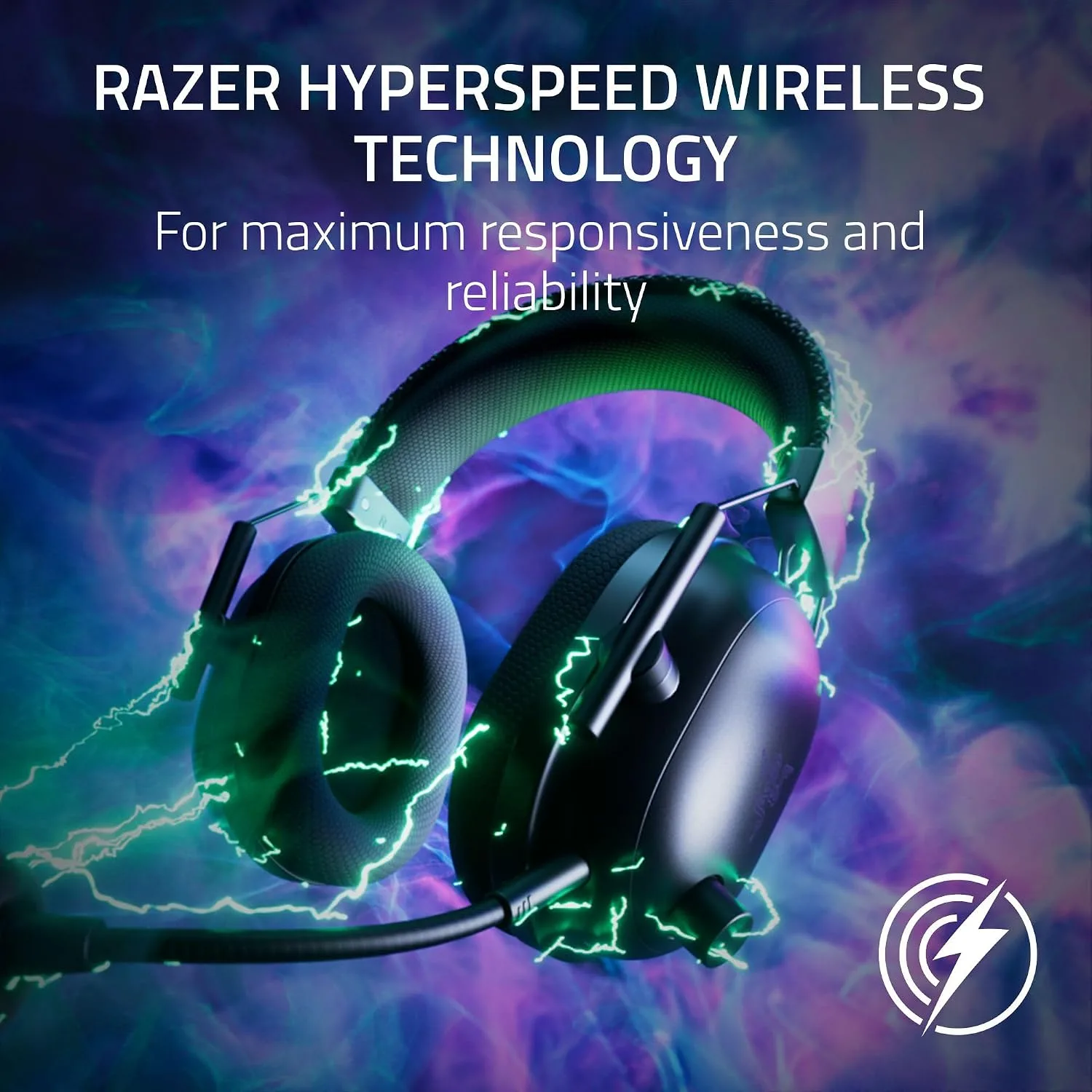 Razer BlackShark V2 Pro Wireless Gaming Headset, 70 Hr Battery, Black
