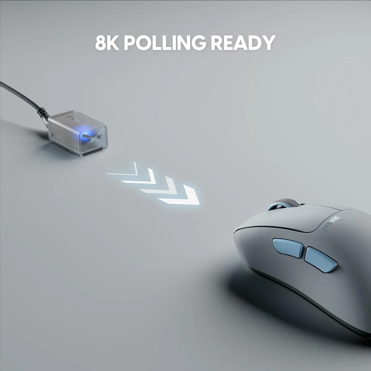 Pulsar Gaming Gears Xlite Crazylight Gaming Mouse, Mini, Rock