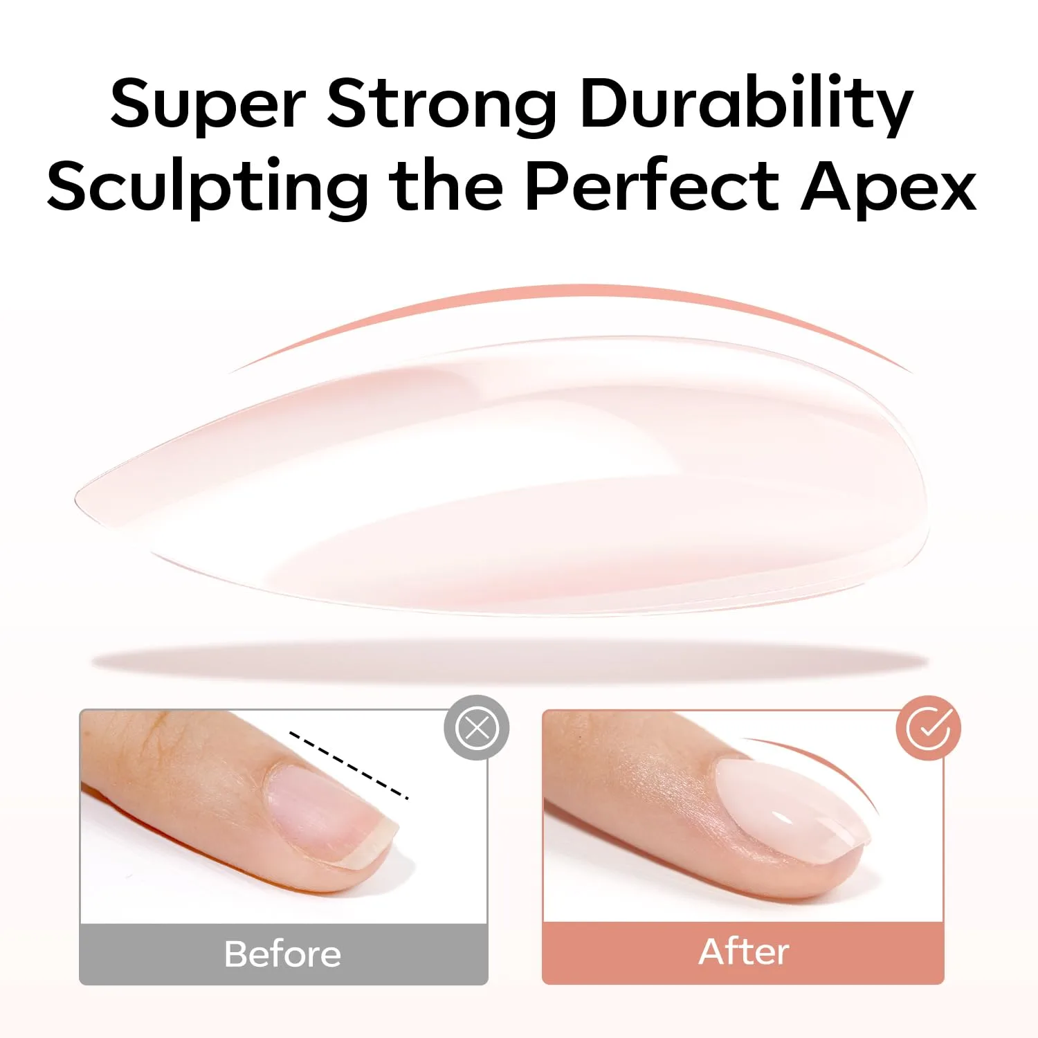 modelones Nude Rubber Base Coat Natural Pink Builder Nail Gel