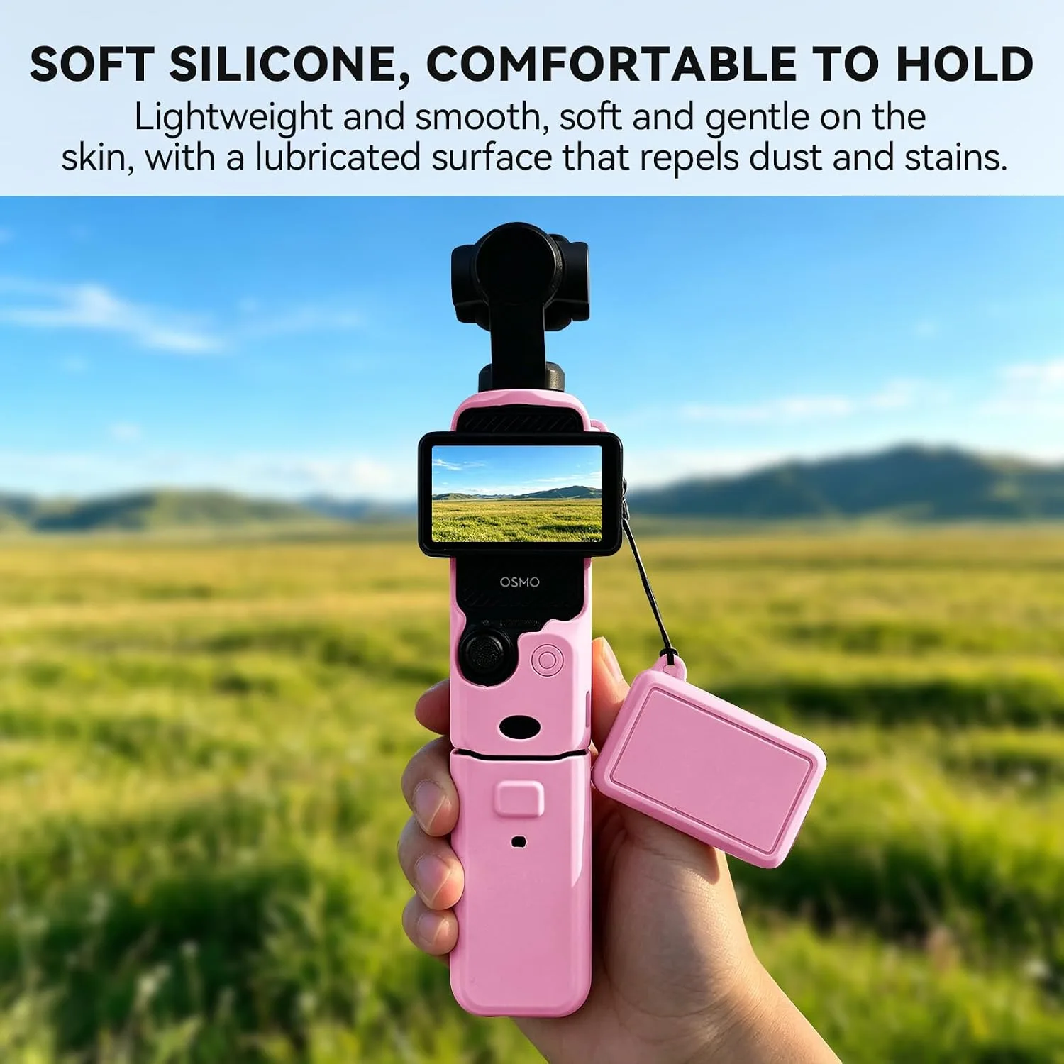 Protective Case for DJI Osmo Pocket 3/Xtra Muse Camera(Pink)