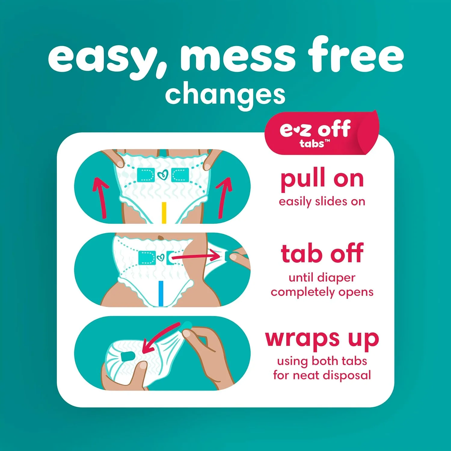 Pampers Diapers - Cruisers 360 - Size 8, 38 Count, up to 100% Leakproof Pull-On Diaper for Active Babies