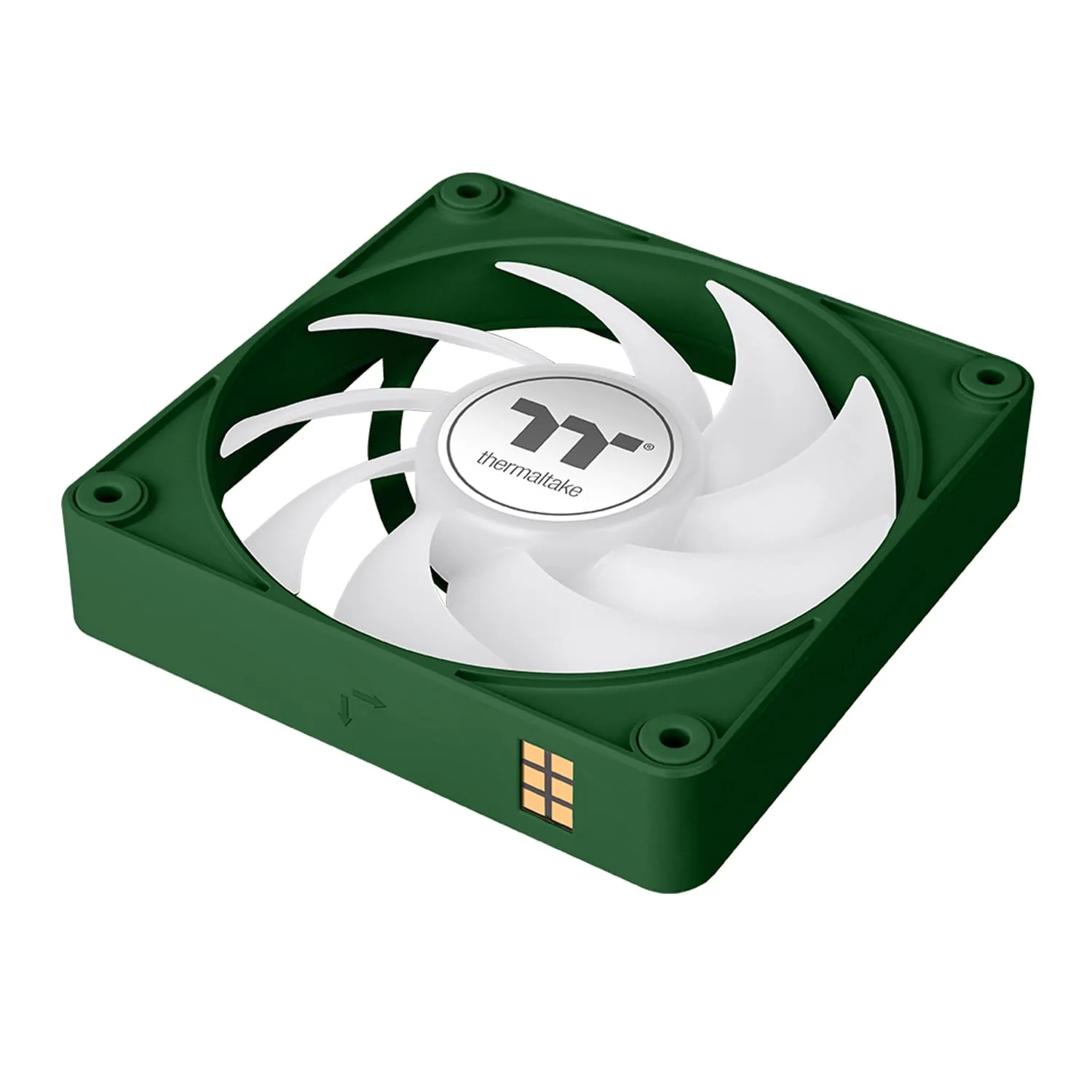 Thermaltake CT120 EX ARGB Sync PC Cooling Fan 3 Pack, PWM 500~2000 RPM, 5V Motherboard Sync, 16.8 Million Colors 9 LEDs, MagForce 2.0 Connectors, Hydraulic Bearing, Racing Green, CL-F220-PL12RG-A