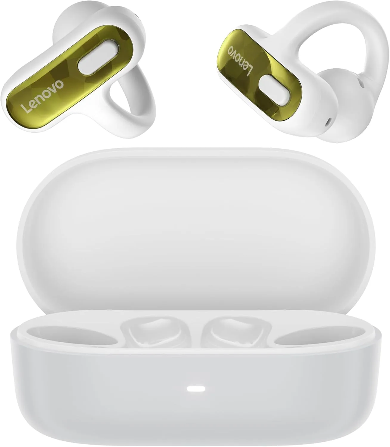 Lenovo Open Ear Clip On Earbuds X500, White