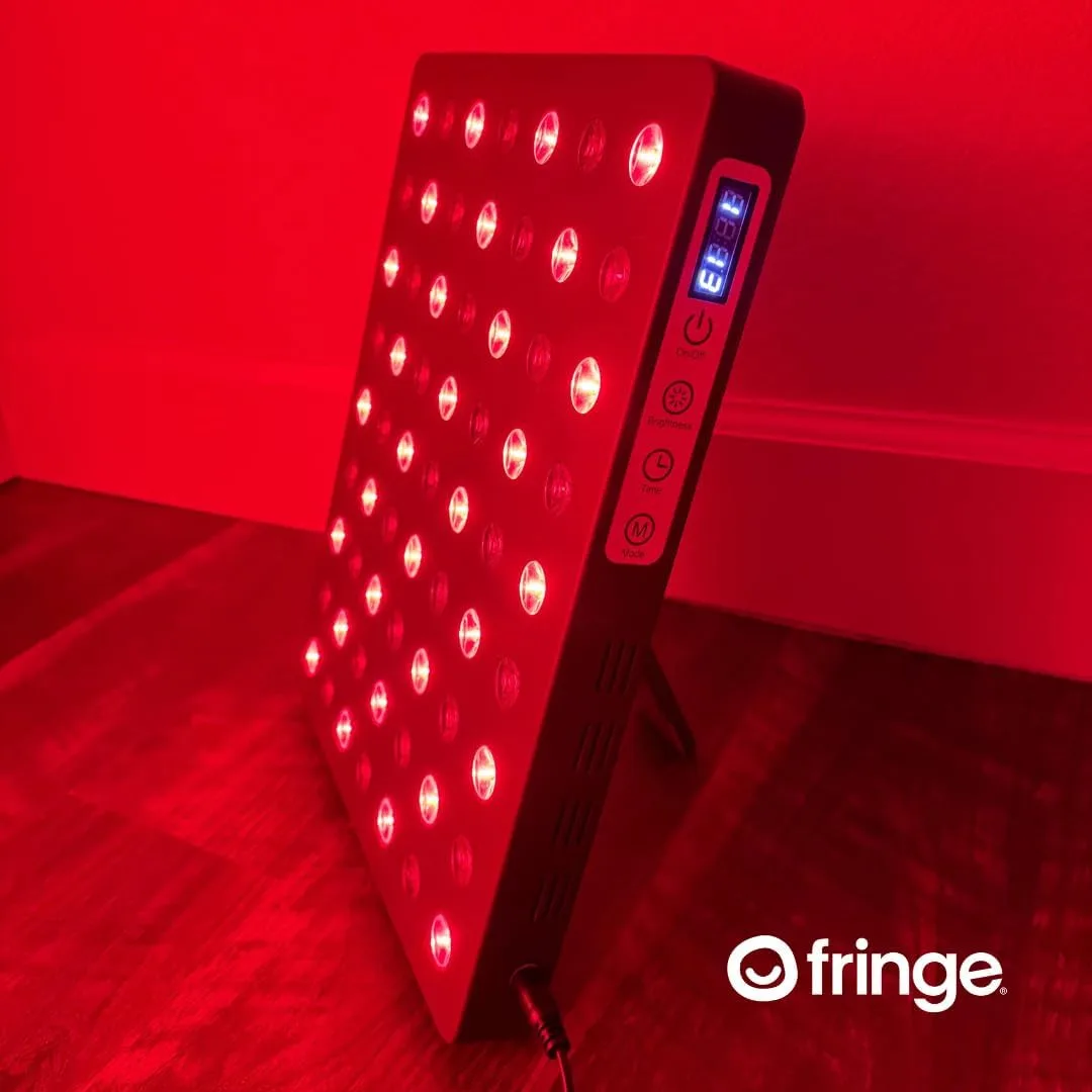 Fringe Red Light Therapy Panel, 189W, 660nm & 850nm Near Infrared, 360 LED
