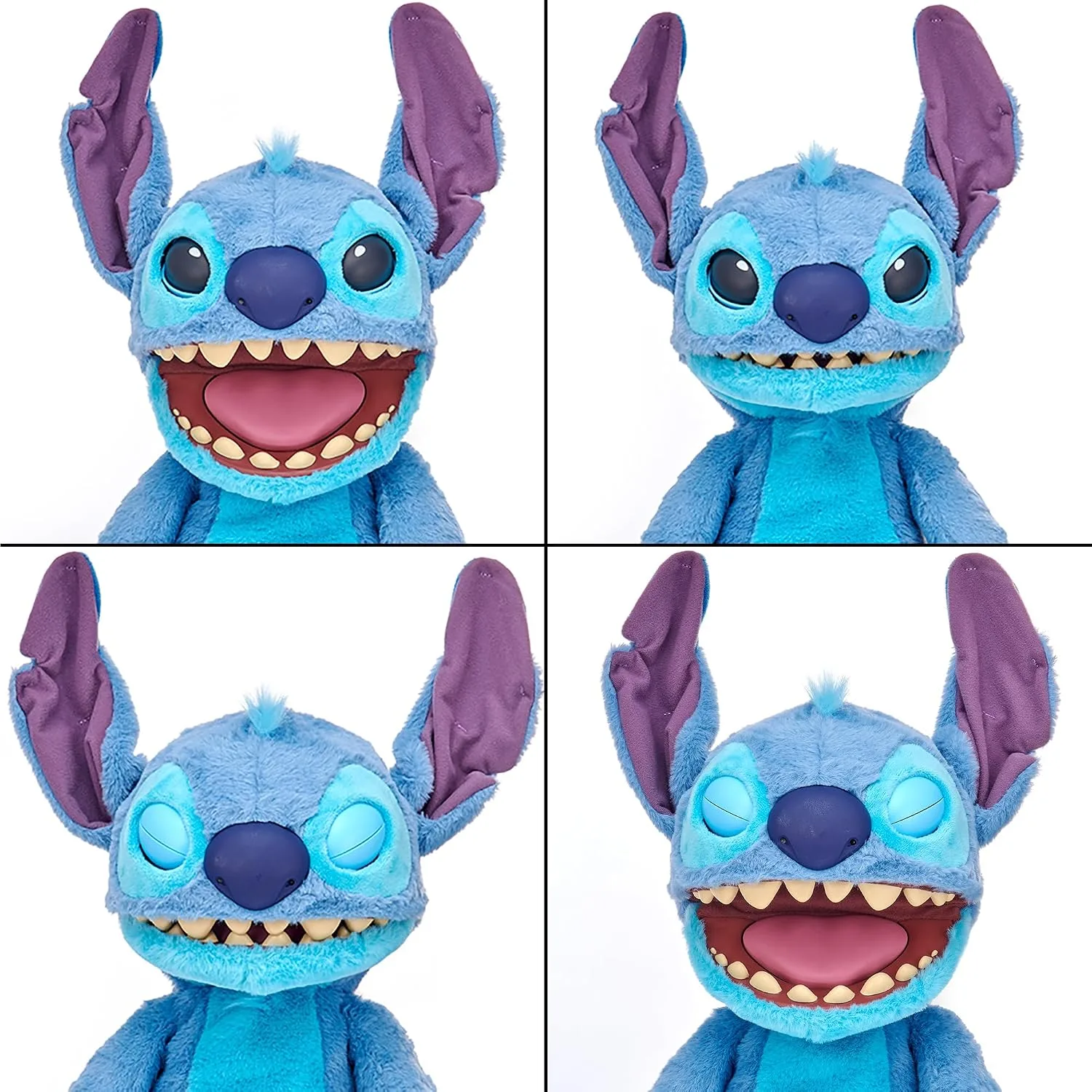 Wow! Stuff Disney Stitch Puppetronic by RealFX | Looks, Feels & Sounds Real! | Disney's Lilo & Stitch | Over 100 Action & Sounds | 18" High | Ages 6+