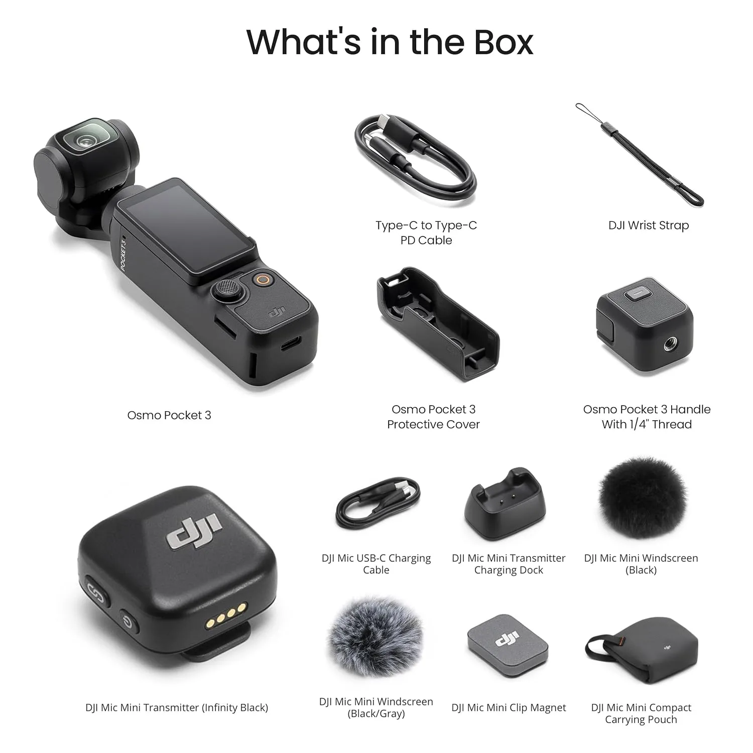 DJI Osmo Pocket 3 Vlogging Camera DJI Osmo Pocket 3 Vlog Bundle