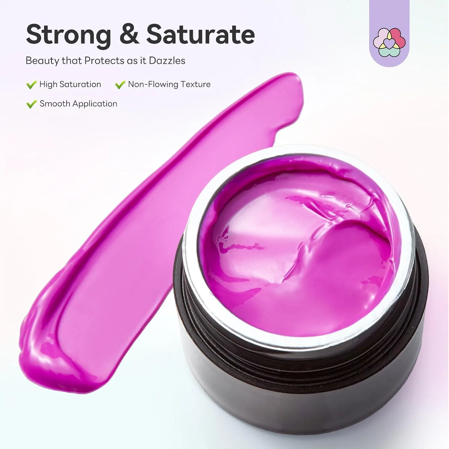 SAVILAND 3D Sculpting Gel for Nail Art 12 Colors No Wipe Painting