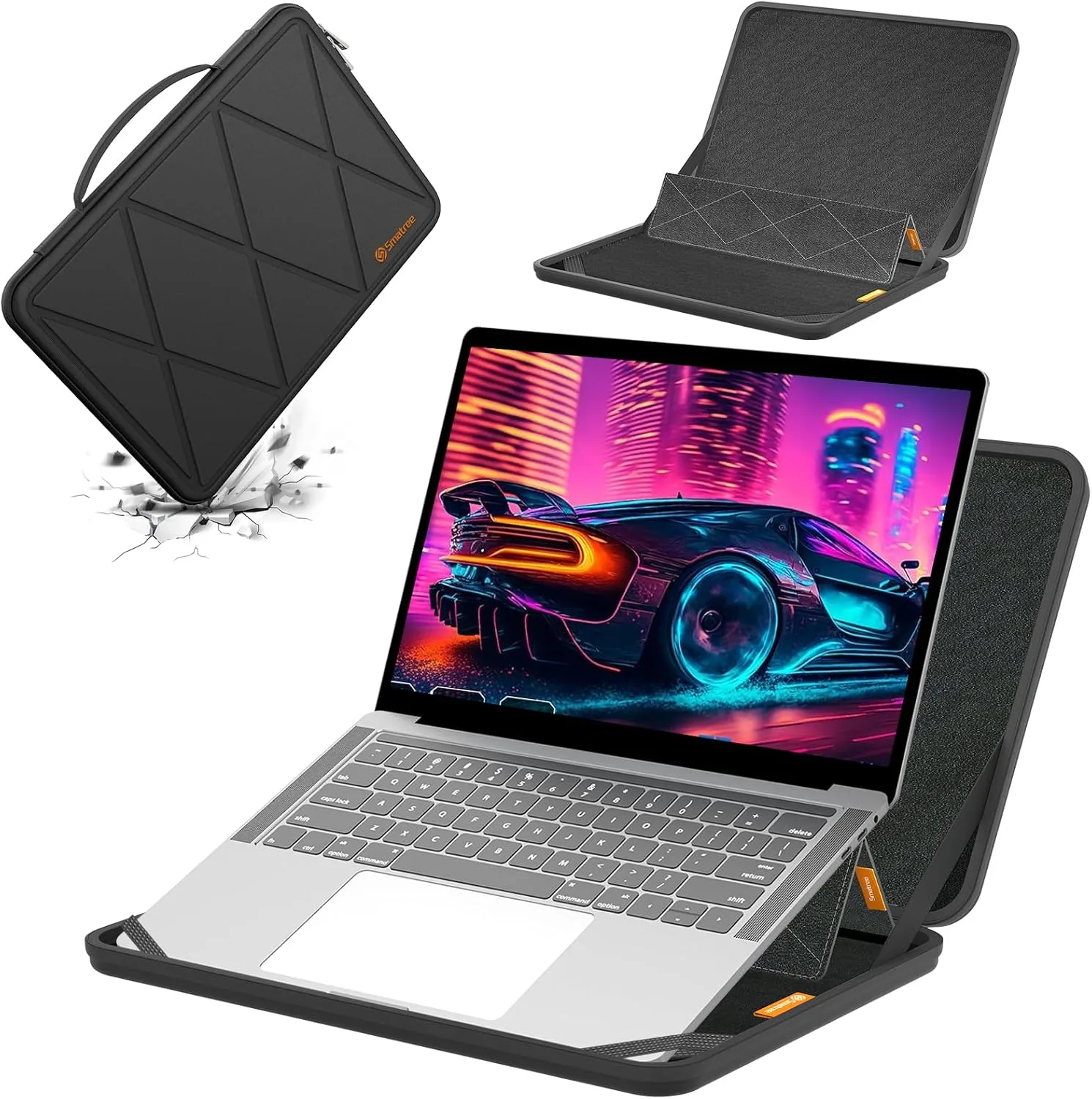 Funda rígida con soporte Smatree MS98 para laptop GIGABYTE AORUS G6X 16 pulgadas 2024
