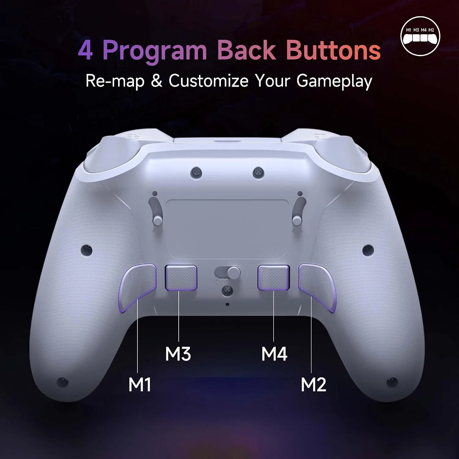 EasySMX X20 Gaming Controller for PC, Steam Deck, Switch 1/2, Android, iOS
