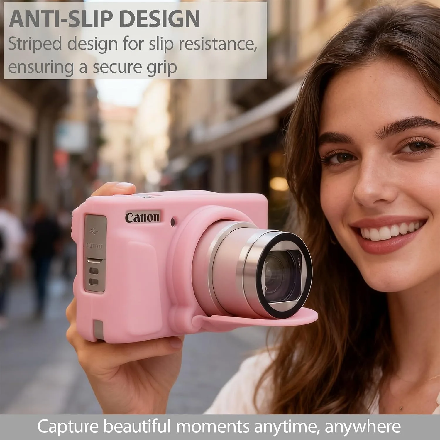 Case for Canon PowerShot SX740 HS, SX730 HS Camera - Pink