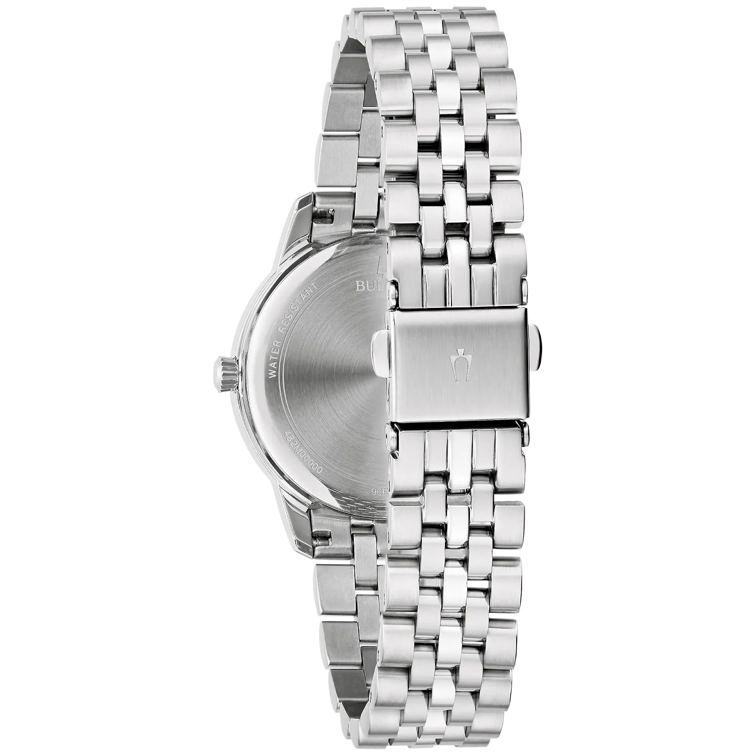 Bulova Ladies' Classic Diamond Two-Tone Gold Stainless Steel 3-Hand Calendar Date Quartz Watch