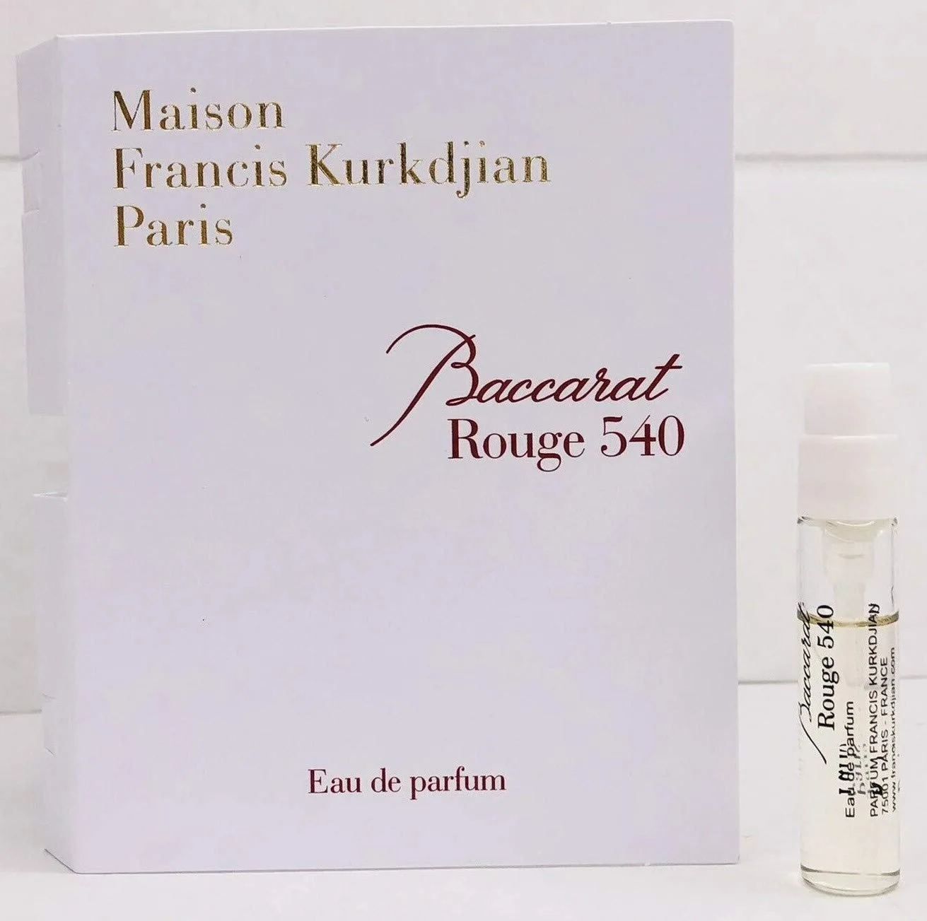 Maison Francis Kurkdjian BACCARAT ROUGE 540 Eau de Parfum Vial Spray 2ml / 0.06 fl oz