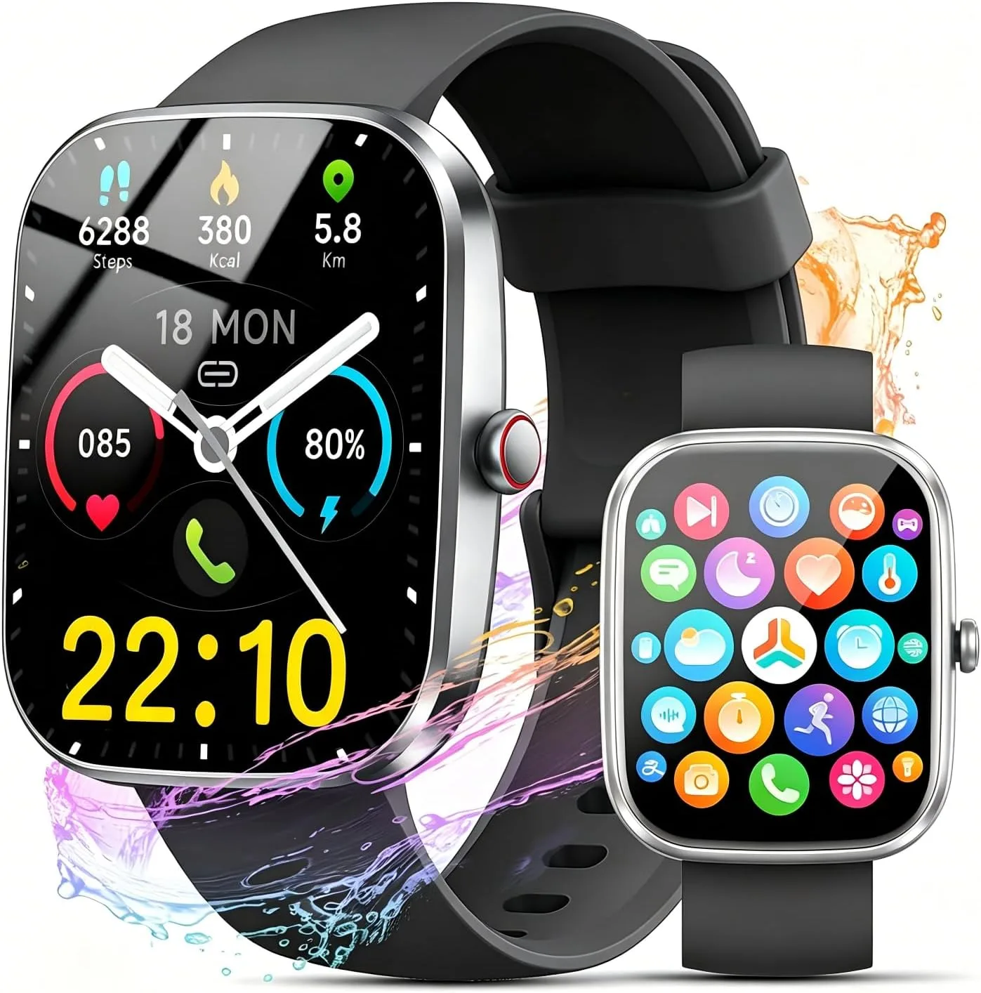 Smart Watch, 1.91" Smartwatch for Men Women (Answer/Make Call)
