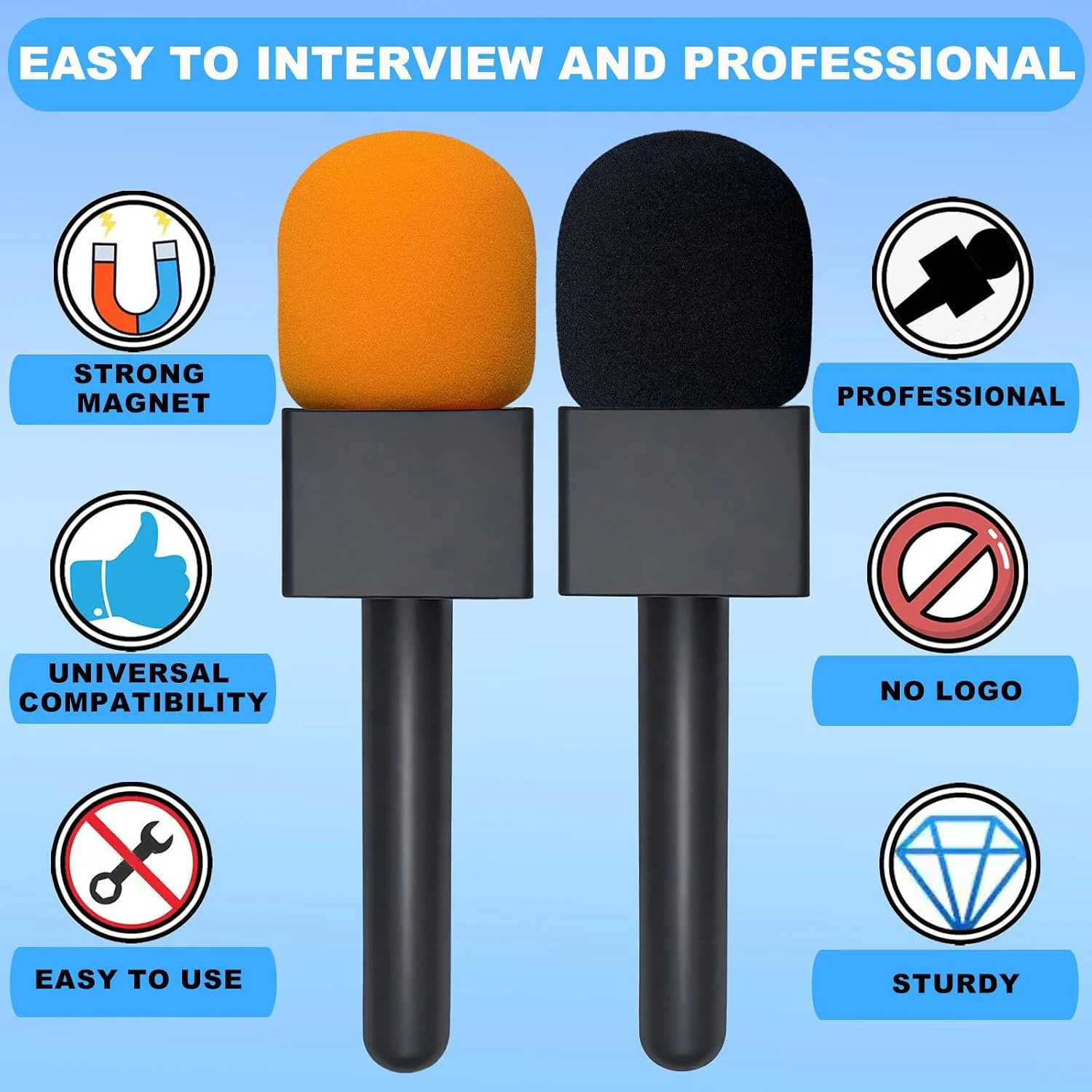 Mic Mini Accessories for DJI Mic Mini/2/3, Microphone Holder for RØDE Wireless Microphone and All Wireless Mini Microphones, Universal Magnetic Microphone Stand for Vlog, TIK Tok, Interview