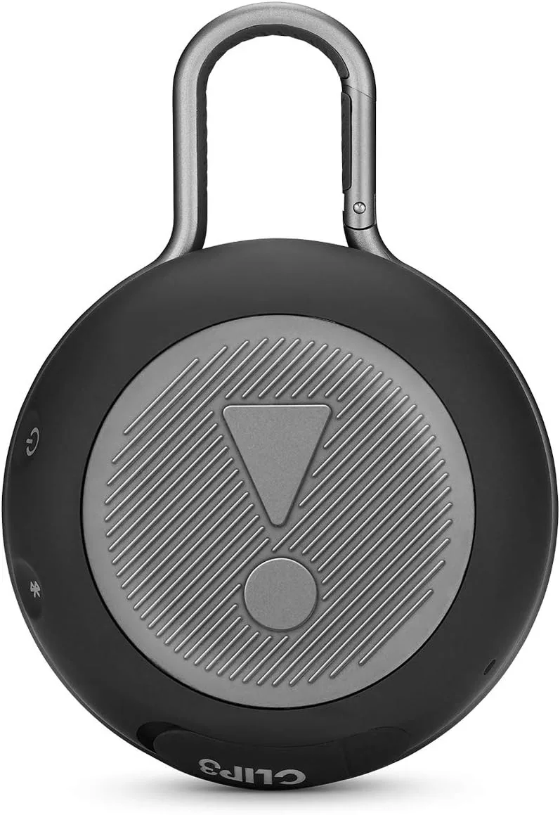 JBL Clip 3, Black - Waterproof, Durable & Portable Bluetooth Speaker - Up to 10 Hours of Play - Includes Noise-Cancelling Speakerphone & Wireless Streaming