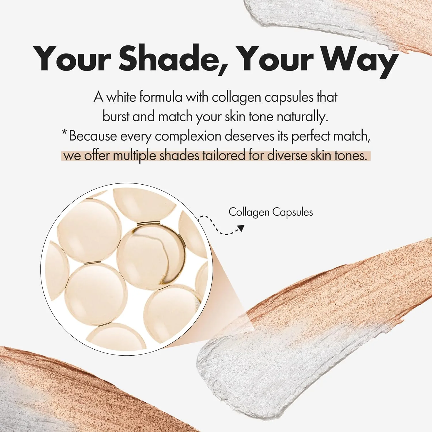 ELROEL Blanc Cover Cream Stick V White - Korean Foundation (#201 Light)